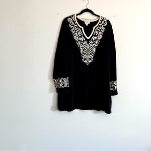 Susan Graver Women’s 2X lovely cotton blend dress or tunic. Great Condition.